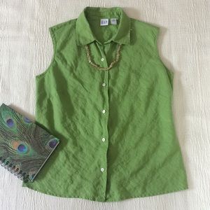 GAP  |  100% linen blouse
